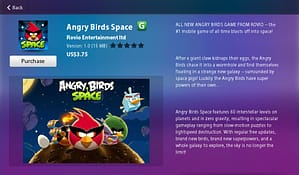 Angry Birds Space for BlackBerry PlayBook